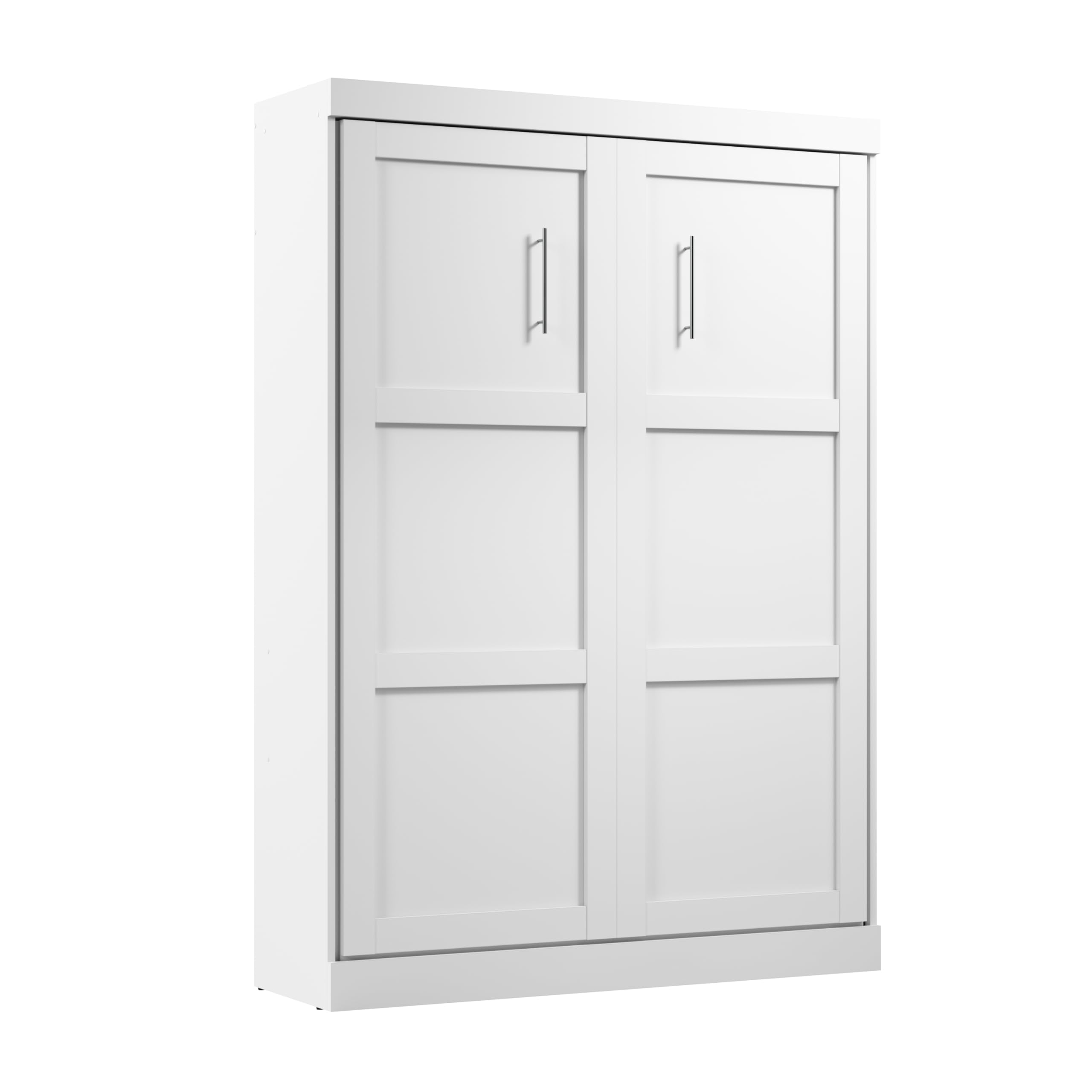 White Full WALL BED-01